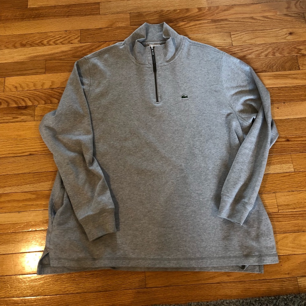 Lacoste mock zipneck
